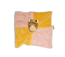 WIE NEU * bb Klostermann Tiger Katze Schmusetuch Schnuffeltuch rosa orange braun