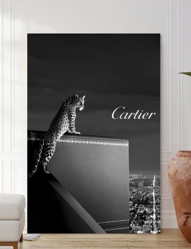 Leopard designer mode leinwand - designer,