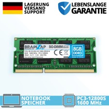 8GB DDR3 RAM SO-DIMM PC3-12800S 2Rx8 1600 MHz 1.5V Notebook Laptop Speicher CL11