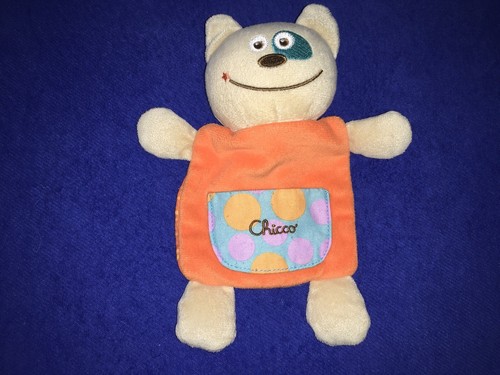 Schmusetuch chicco bär - bär, orange