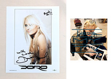 DORO PESCH warlock SIGNED 8x10