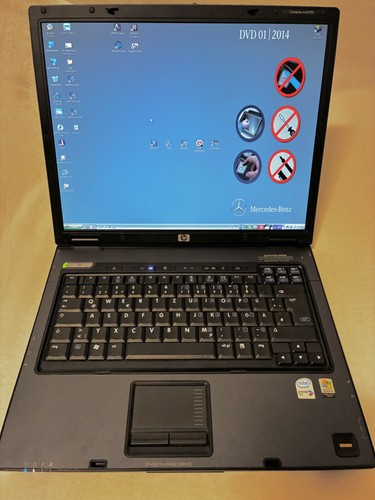 Mercedes star diagnose laptop - star,