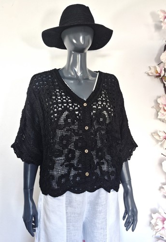 Kurzer cardigan häkel - kurzer,
