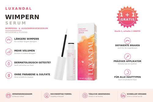Luxandal wimpernserum - wimpernserum, &