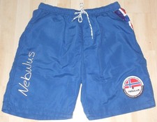 HERREN BADEHOSE BADESHORTS NEBULUS in BLAU GR XL