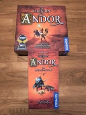 Die Legenden von Andor Brettspiel + Der Sternenschild Erweiterung WIE NEU!