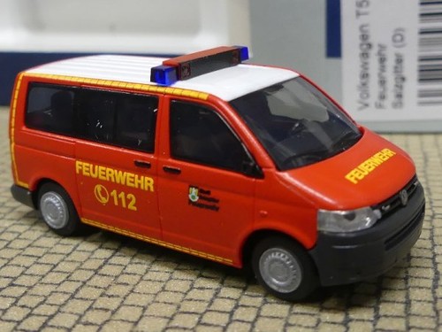 Rietze t5 feuerwehr - vw,