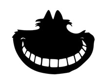 Alice Grinsekatze Silhouette