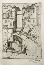 Straßenszene der altstadt - straßenszene,