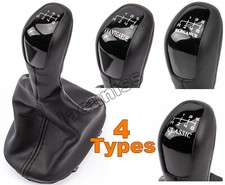 6 GANG SCHALTKNAUF SCHALTHEBEL SCHALTSACK LEDER KNAUF für MERCEDES C W203 S203