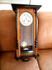 Wanduhr*Regulator*Perpentikeluhr*Pendeluhr*Gründerzeit*1880*funktioniert genau*