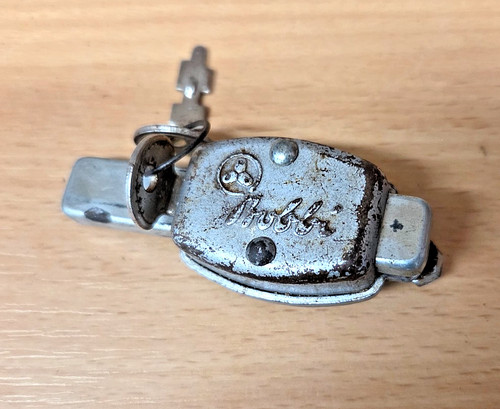 Vintage bobbi fahrrad schloss - vintage,