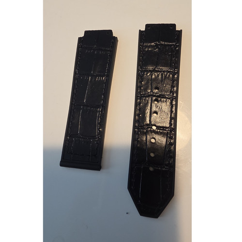 Uhrenarmband leder schwarz - uhrenarmband,