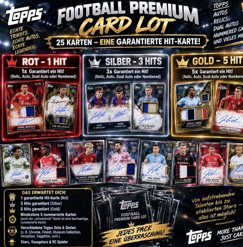 Topps fußball karten hit - fußball,