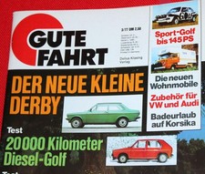 VW Bus T2 & LT Wohnmobile Westfalia Golf Diesel Derby Audi 100 5-Zyl. GF1977 03