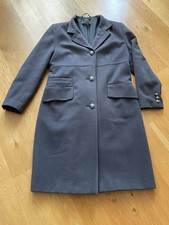 grauer Wintermantel Wollmantel Vintage 