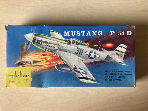 Heller 085 mustang 1 - p-51, d