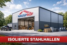 Isolierte Stahlhalle Werkstatt