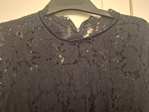 Damen spitzenkleid schwarz - damen,