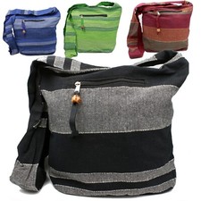 Tasche Schultertasche Stofftasche Beutel Baumwolle Umhängetasche Hippie 2.Wahl