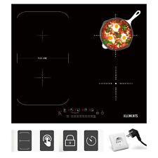 Induktionskochfeld 4 Kochfelder, 60 cm Induktionskochfeld Flexzone, EU Stecker