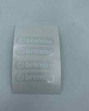 Aufkleber Brembo Weiße Auf