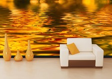 3D Goldenes Wasser Muster
