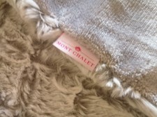 MONT CHALET Wendebettwäsche Set Kopfkissen Bettdecke grau Fellimitat Struktur