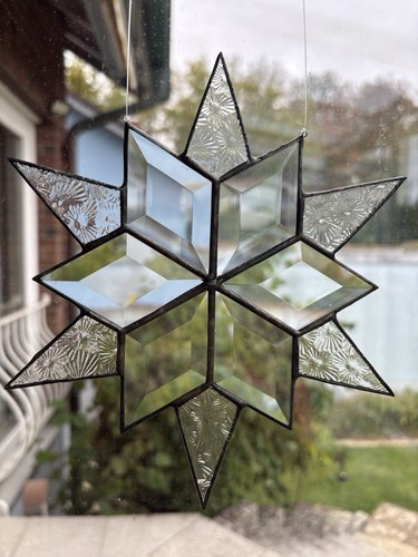 Tiffany glas facettenstern - glas,,