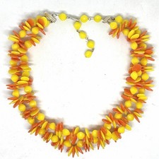 Vintage 2 Strand Yellow &