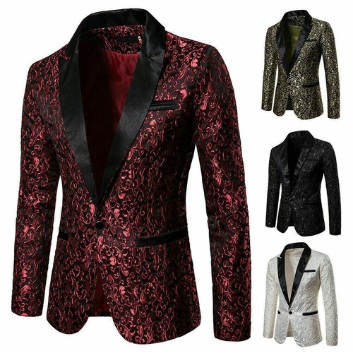 Herren blumenmuster brokat - herren,
