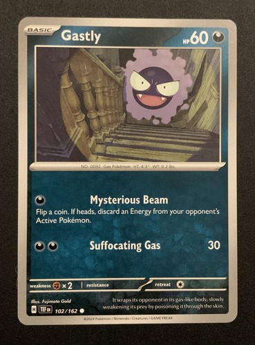 Gastly 102 162 - -,
