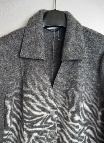 Lucia jacke grau weiß - lucia,