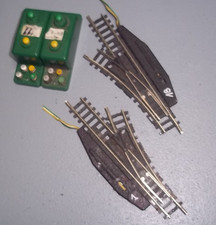 minitrix weichen spur n, 1 Stück links + 1 Stück rechts (1 paar) + 2x Schalter !