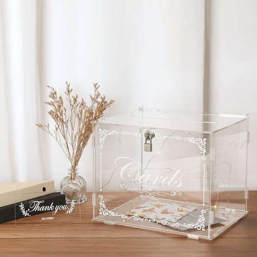 Hochzeit kartenbox acryl - hochzeit,