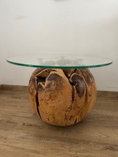 QUALITÄT  Edel Wurzelholz Tisch Teakholz massiv Coutchtisch Holztisch UNIKAT 