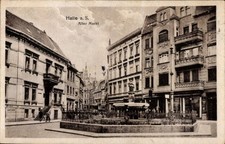Halle der saale alter - ak,