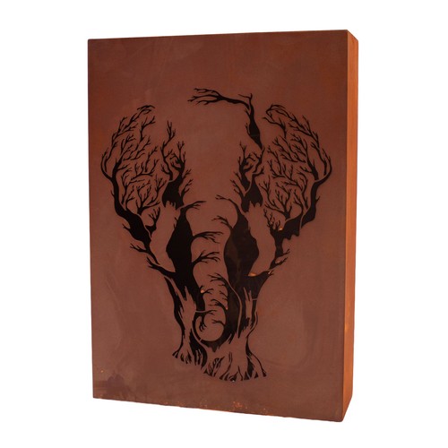Säule elefant beleuchtbare - säule,
