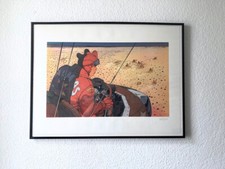 Moebius (Jean Giraud), Pilot, 1980er, Lithographie signiert nummeriert 129/150