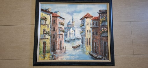 ölgemälde landschaft venedig - Ölgemälde,