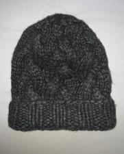Antonia Zander Mütze Beanie dickes Cashmere Kaschmir 100 % Zopfmuster