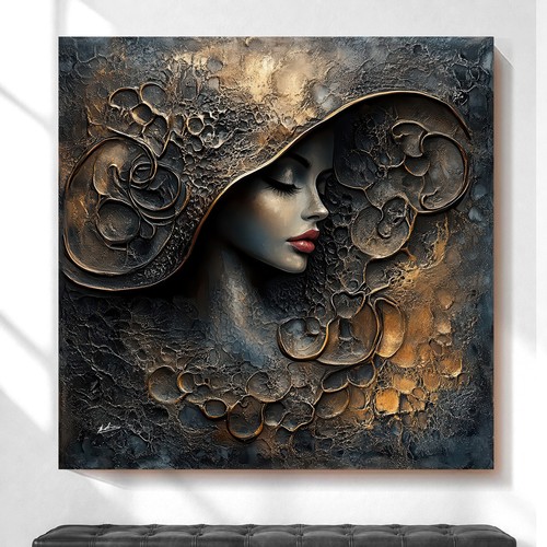 Leinwand bild abstrakt design - leinwand,