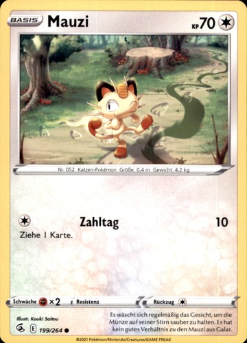 Pokemon 199 264 mauzi - 199/264,
