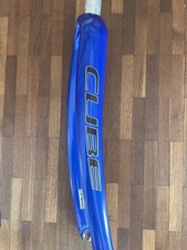 Cube Rennrad Gabel blau - Carbon - 100 mm breite - Schaft 28,6 mm - gebraucht