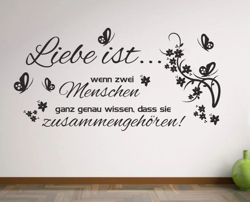 Wandtattoo wandaufkleber - wandtattoo,