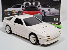 LDR/C Rc Drift Auto RX7 1:18 Weiß RTR-Set Rc Scale Drifter mit Gyro Licht 1802