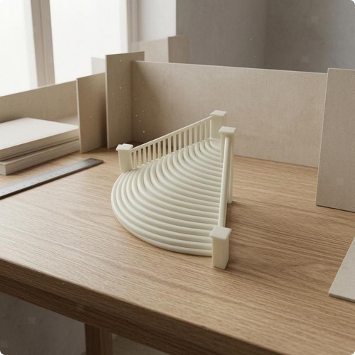 Miniaturtreppe mit handlauf - miniaturtreppe,