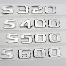 Für Mercedes Benz S320 S400 S500 Schriftzug Embleme Aufkleber Logo Badge Auto