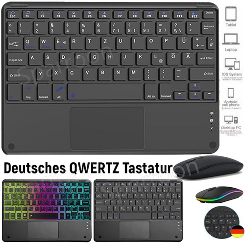 Qwertz tastatur mit touchpad - tastatur,