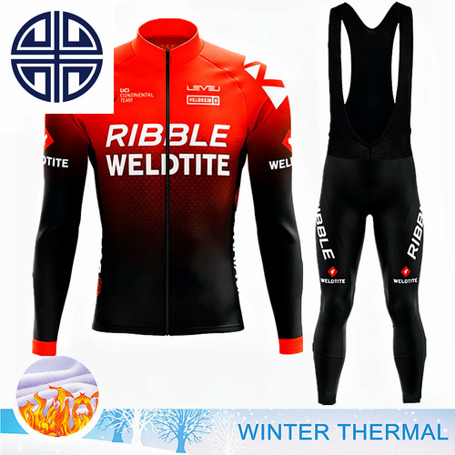 Herren thermo radtrikot set - herren, thermo-radtrikot-set